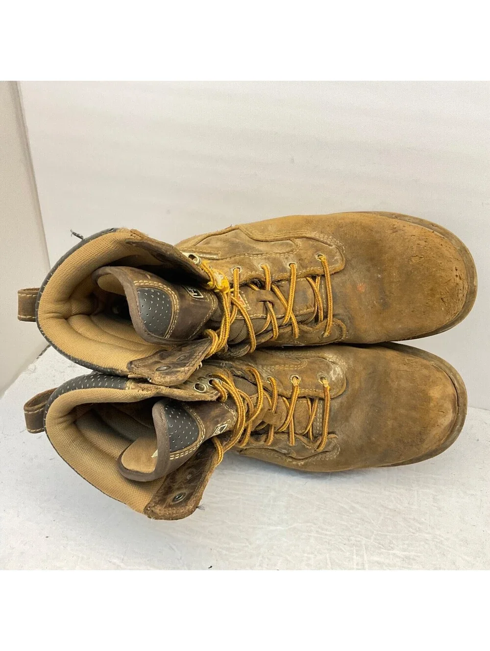 DAKOTA Mens 8'' 517 Quad Comfort Work Boot Steel Toe Composite Plate Brown 12W